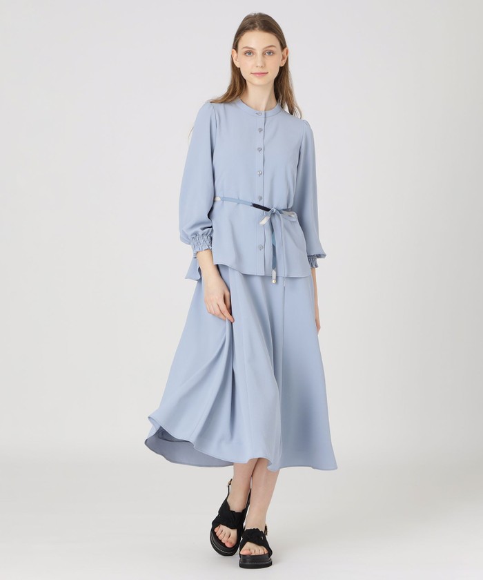 セール 50%OFF】マルチプルデシンブラウスセットアップワンピース