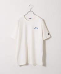 ZIP FIVE/高密度生地左胸筆記体刺繍半袖Tシャツ/504688991