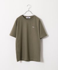 ZIP FIVE/高密度生地左胸ワンポイント半袖Tシャツ/504688992