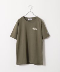 ZIP FIVE/高密度生地左胸カレッジワンポイント半袖Tシャツ/504688994