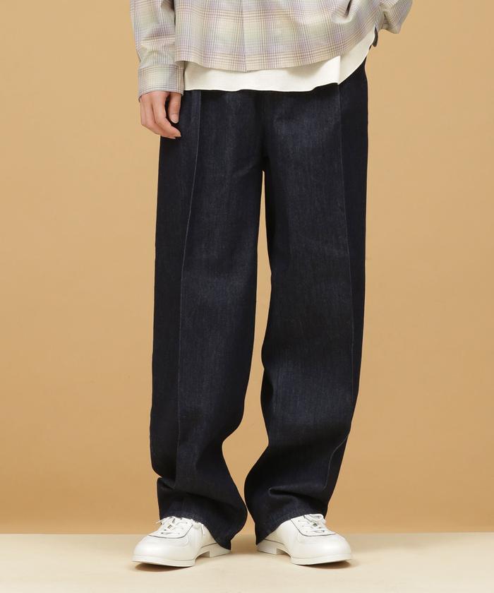 セール 60%OFF】LB.03/ワンタックテーパードイージーパンツ