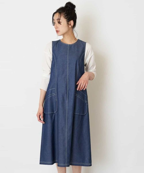 セール 50 Off 洗える コットン混ステッチワンピース ヒロコビス Hiroko Bis D Fashion
