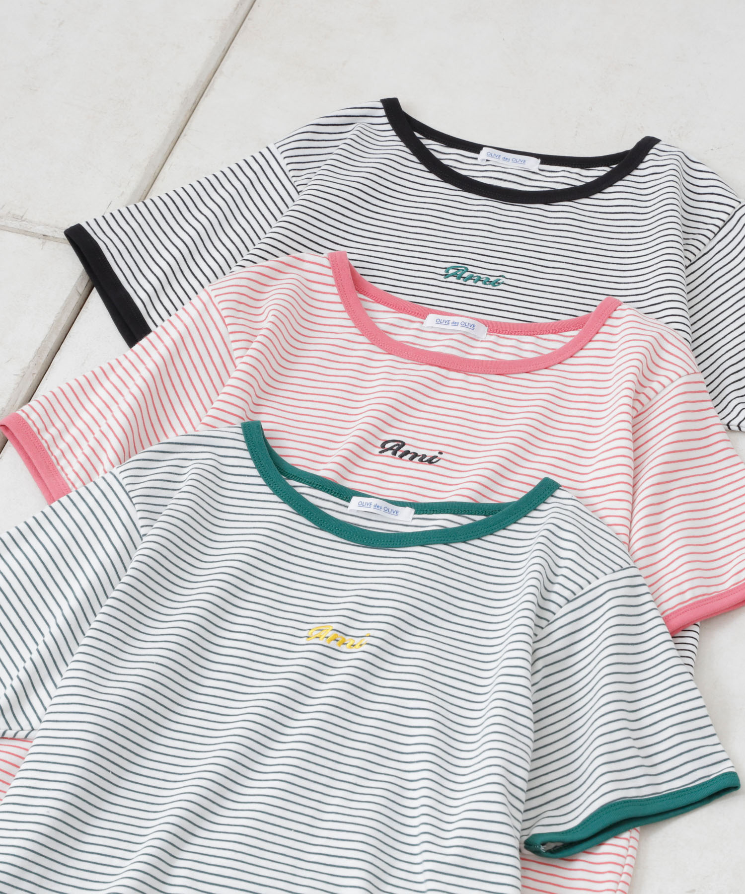 オリーブ セール】【セットアップ対応商品】スエポンリブ使いハーフZIP