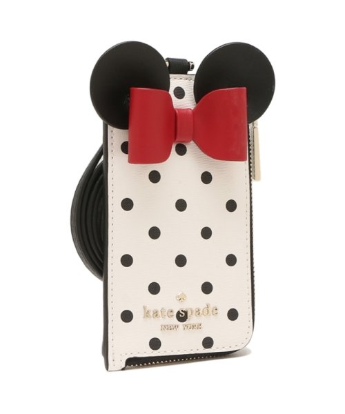 クーポン ケイトスペード アウトレット パスケース ディズニー カードケース ホワイトマルチ レディース Kate Spade K4758 960 ケイトスペードニューヨーク Kate Spade New York D Fashion