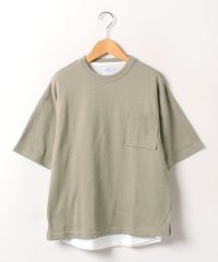 coen/【coen/コーエン】パンチング リアルレイヤードTシャツ/504674203