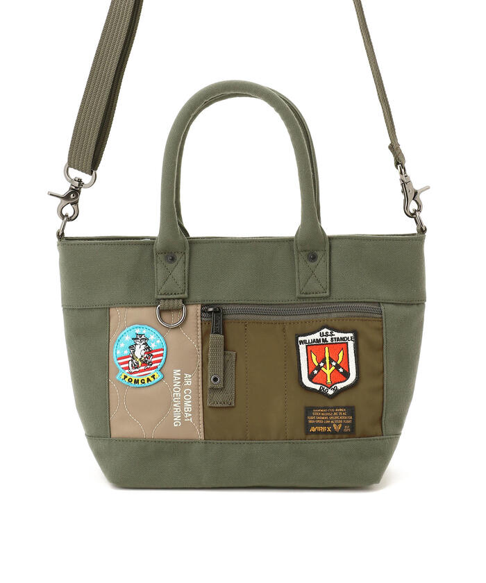 【美品】AVIREX アヴィレックス　トートバッグ　刺繍　トムキャット　大容量 Amazon | [アヴィレックス] EMBROIDERY TOTE BAG/刺繍 トート