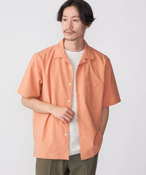 SHIPS: MADE IN JAPAN Reflax(R) ドライタッチ オープンカラー シャツ(504606213) シップス メン(SHIPS  MEN) d fashion