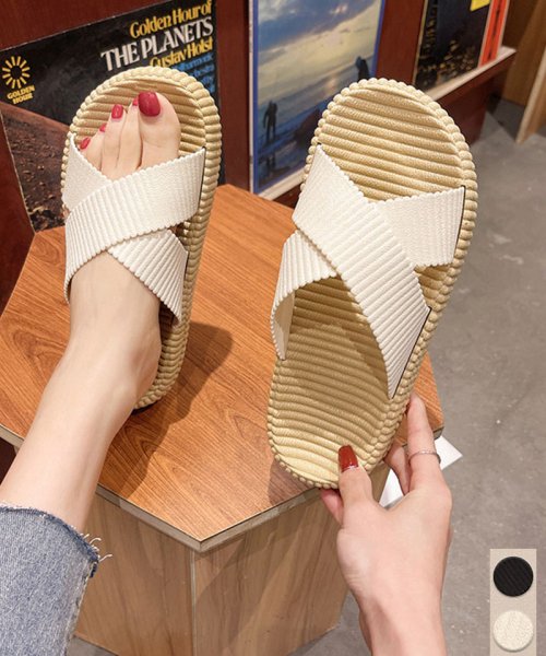 セール30 Off サンダル スリッパ 靴 ファッション シンプル ミュールスリッパ 歩きやすい 夏用 大人 可愛い 海 旅行 レディース 靴 フラット おしゃれ セイヘイショップ Seiheishop D Fashion