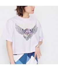 Spiritoso/CUSTOMプリント　ショート丈Tシャツ/504696718