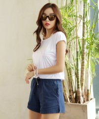 Lace Ladies/レースレディース Lace Ladies カバーアップ付ボーダータンキニ4点セット/504696864