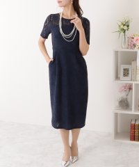 Lace Ladies/レースレディース Lace Ladies 花柄総レース ロング丈 ワンピース/504696875