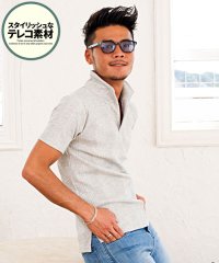 CavariA/キャバリア CavariA CavariA ワイヤー入りランダムテレコポロシャツ/504696993