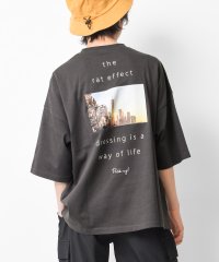 RAT EFFECT/バックフォトPTスーパービッグTシャツ/504697214