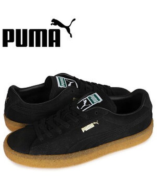 Puma プーマ スウェード クレープ スニーカー メンズ スエード Suede Crepe ブラック 黒 02 プーマ Puma D Fashion