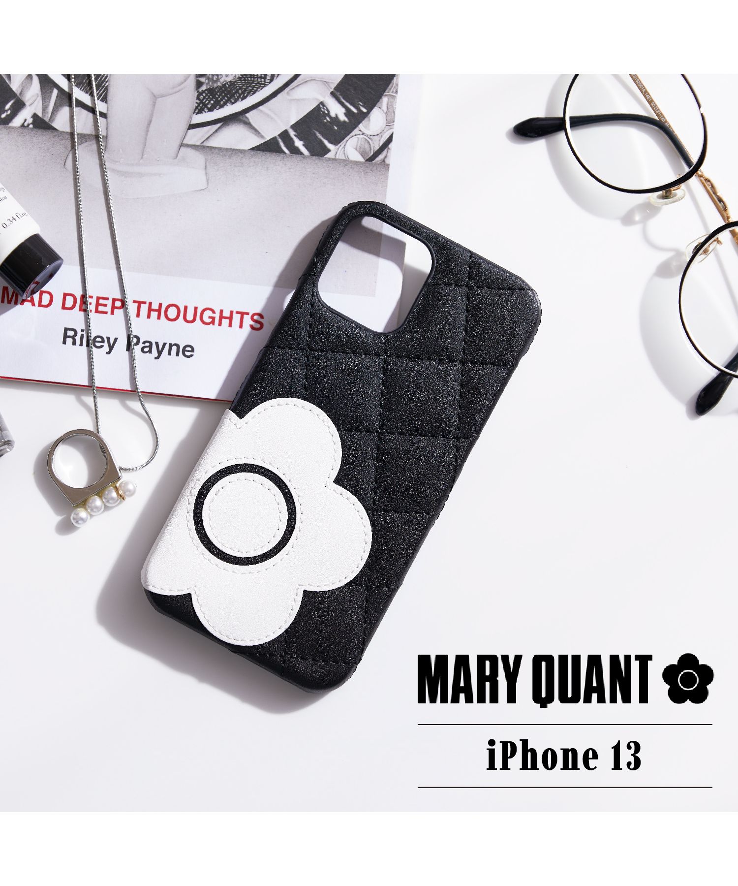 MARY QUANT マリークヮント iPhone 13 ケース スマホケース 携帯 レディース マリクワ PU QUILT LEATHER BACK  CASE(504683286) | マリークヮント(MARY QUANT) - d fashion