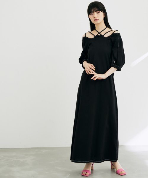 MURRAL】Ivy half sleeve dress(504698196) | アダム エ ロペ(ADAM ET 