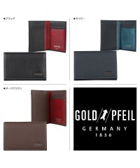 GOLD PFEIL/ゴールドファイル GOLD PFEIL ゴールドファイル GOLD PFEIL カードケース 名刺入れ 定期入れ メンズ 本革 CARD CASE ブラック ネ/504667570
