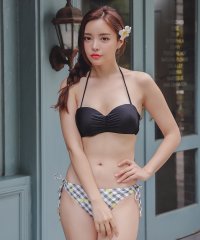 Lace Ladies/レースレディース Lace Ladies スカート付シンプルバンドゥビキニ 3点セット/504700159