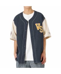 MAC HOUSE/マックハウス Mac－House VISION STREET WEAR ヴィジョンストリートウェア ワッペンベースボールシャツ 2505016ーA/504696201