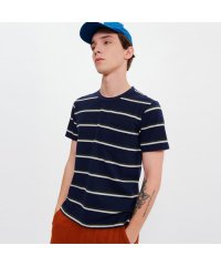 ＡＩＧＬＥ MEN/MIJ マルチボーダー ポケット 半袖Tシャツ/504700706