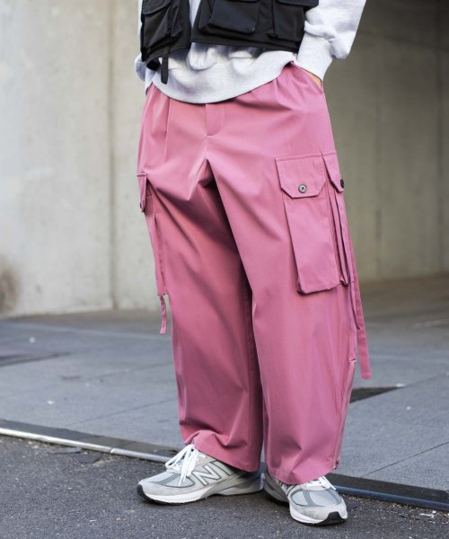 パラシュートワイドパンツ ウィゴー Wego D Fashion
