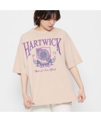 Spiritoso/HARTWICK カレッジロゴピグメントTシャツ/504702662