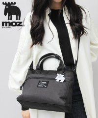 moz/moz モズ メランジコンビ素材 2WAY ショルダーバッグ ハンドトートバッグ マザーズバッグ リフレクトチャーム付き ZZEI－03/504704172