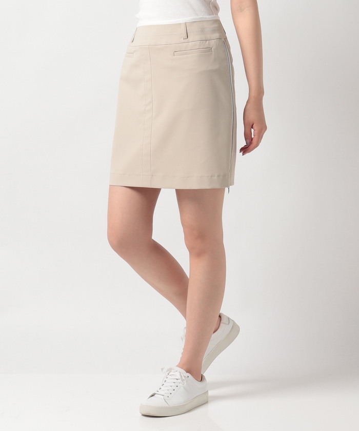 半額】 極美品 LANVIN 2022s ストレッチジャガードスカート ホワイト