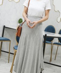 shoppinggo/ショッピングゴー shoppinggo フレアスカート スカート ロング プリーツスカート 黒 無地スカート ひざ下 ハイウェスト着痩せ 通勤 オシャレ Aライ/504707170