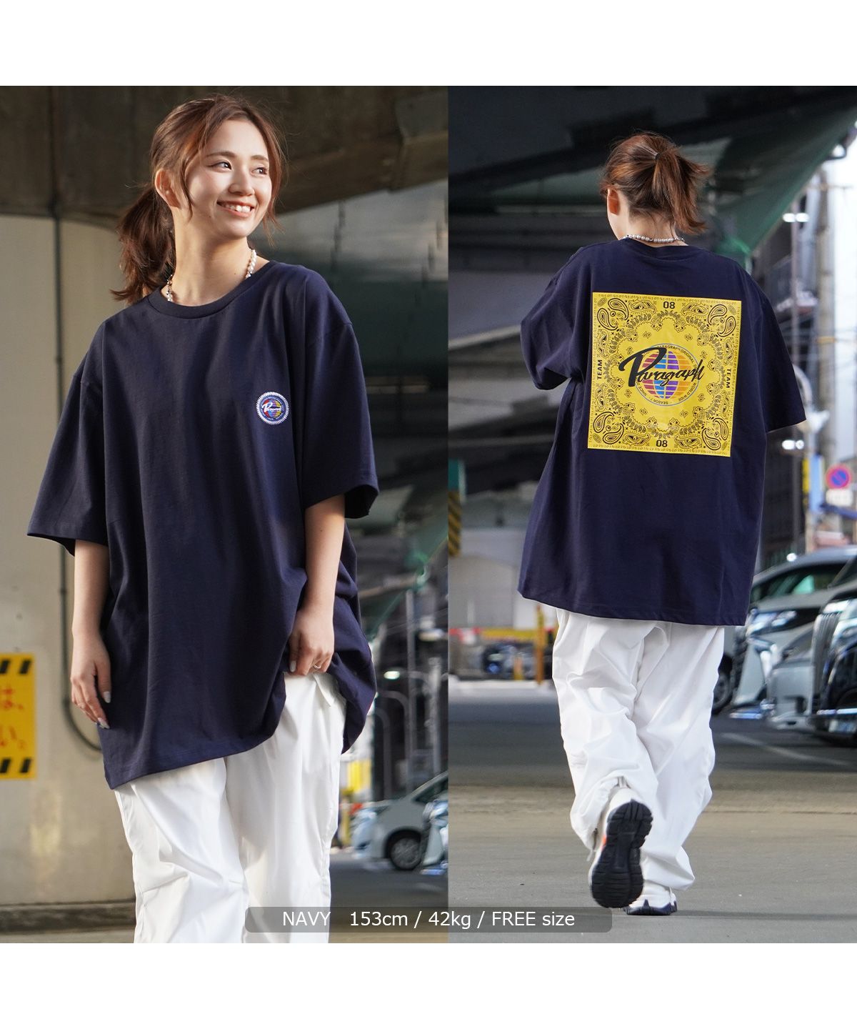 ワンフォークロージング 1111clothing Paragraph tシャツ