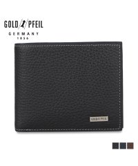 GOLD PFEIL/ゴールドファイル GOLD PFEIL ゴールドファイル GOLD PFEIL 財布 二つ折り財布 メンズ 本革 SUPERIOR WALLET ブラック ネイ/504667568