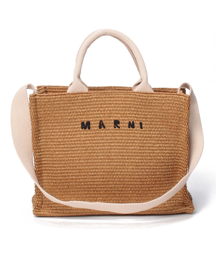 マルニ　MARNI ラフィアトートバッグ