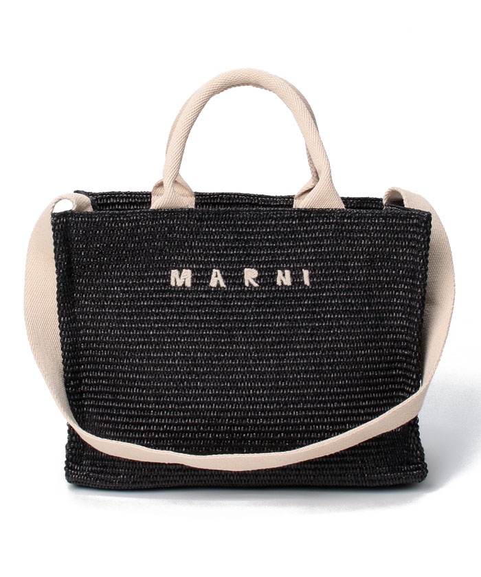 MARNI(マルニ）ラフィア製 スモールトートバッグ