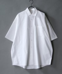 SITRY/★【SITRY】Oversize Drop shoulder broadcloth shirt/オーバーサイズ ドロップショルダー ブロード 半袖シャツ メンズ/504703442