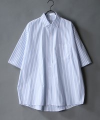 SITRY/★【SITRY】Oversize Drop shoulder broadcloth shirt/オーバーサイズ ドロップショルダー ブロード 半袖シャツ メンズ/504703442