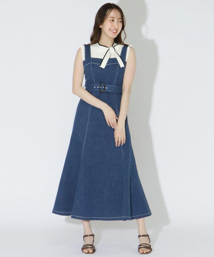 セール 50%OFF】デニムマーメイドキャミワンピース(504708268