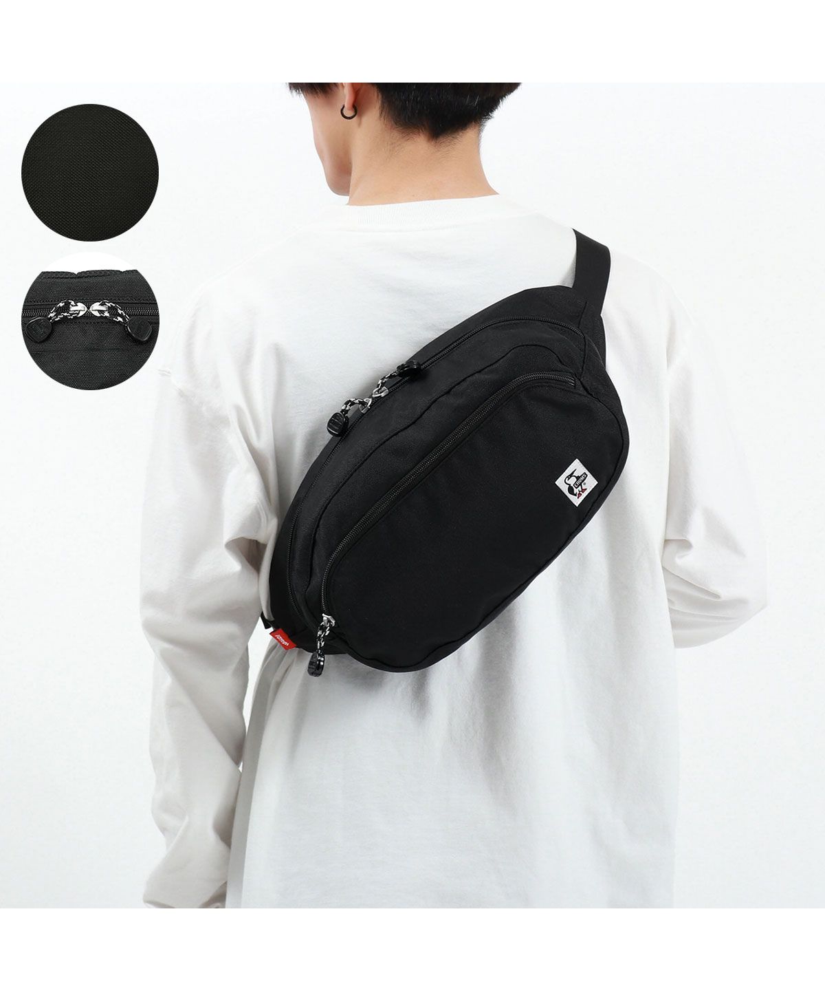 チャムス CHUMS 【日本正規品】チャムス ウエストバッグ CHUMS Recycle Oval Waist Pack ボディバッグ 斜め掛け  大きめ 軽量 (504708846) | チャムス(CHUMS) - d fashion