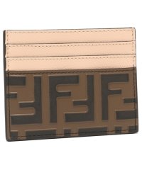 FENDI/フェンディ カードケース エフイズフェンディ ブラウン ピンク レディース FENDI 8M0445 AAII F180F/504708891