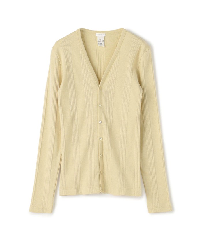 GALERIE VIE◆カーディガン(薄手)/S/コットン/GRY 504709464006.jpg