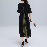 miniministore/バック切り替え ロングワンピース 上品/504710615