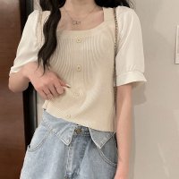 miniministore/異素材シフォンサマーニット  レディース/504710623