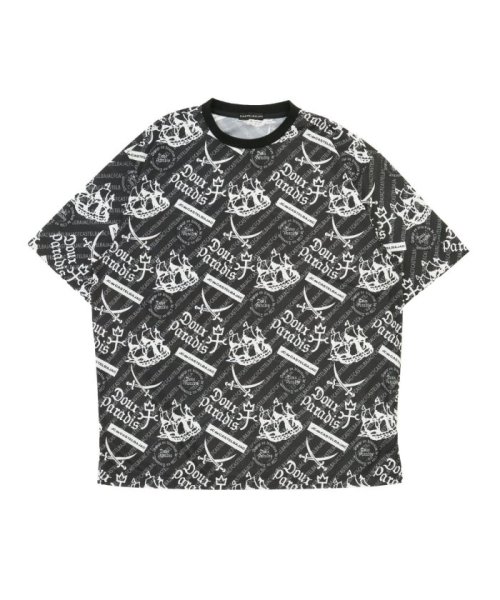 セール】【大きいサイズ】カステルバジャック/CASTELBAJAC ニットメッシュ セットアップ クルーネック半袖Tシャツ(504711723)  グランバック(GRAND-BACK) d fashion