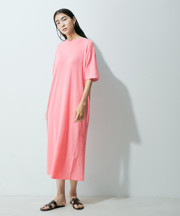 セール 50%OFF】【極上の肌ざわり】Tシャツワンピース-CreamyCotton