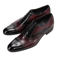 LANVIN COLLECTION/ランバン コレクション LANVIN COLLECTION ブラックシャイニーバイカラーコンビ オックスフォード ドレスシューズ 83379/504707681