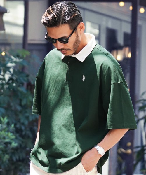 Us Polo Assn ユーエスポロアッスン ブランド別注オーバーサイズ半袖ラガーシャツ メンズ ゆったり おしゃれ ポロシャツ 半袖 ヘビーウェイト ジギーズショップ Jiggys Shop D Fashion Us Polo Assn ユーエスポロアッスン ブランド別注オーバーサイズ半袖ラガーシャツ メンズ ゆったり おしゃれ ポロシャツ 半袖 ヘビーウェイト ジギーズショップ Jiggys Shop D Fashion