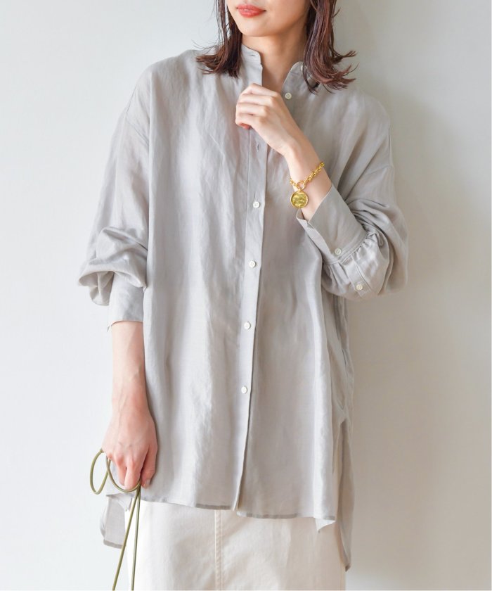 サイズ36【新品・未使用】イエナ ラミーリヨセル　バックギャザーシャツ　36サイズ