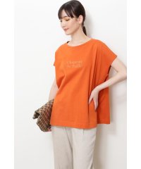 human woman/◆リラックスロゴＴシャツ/504710313