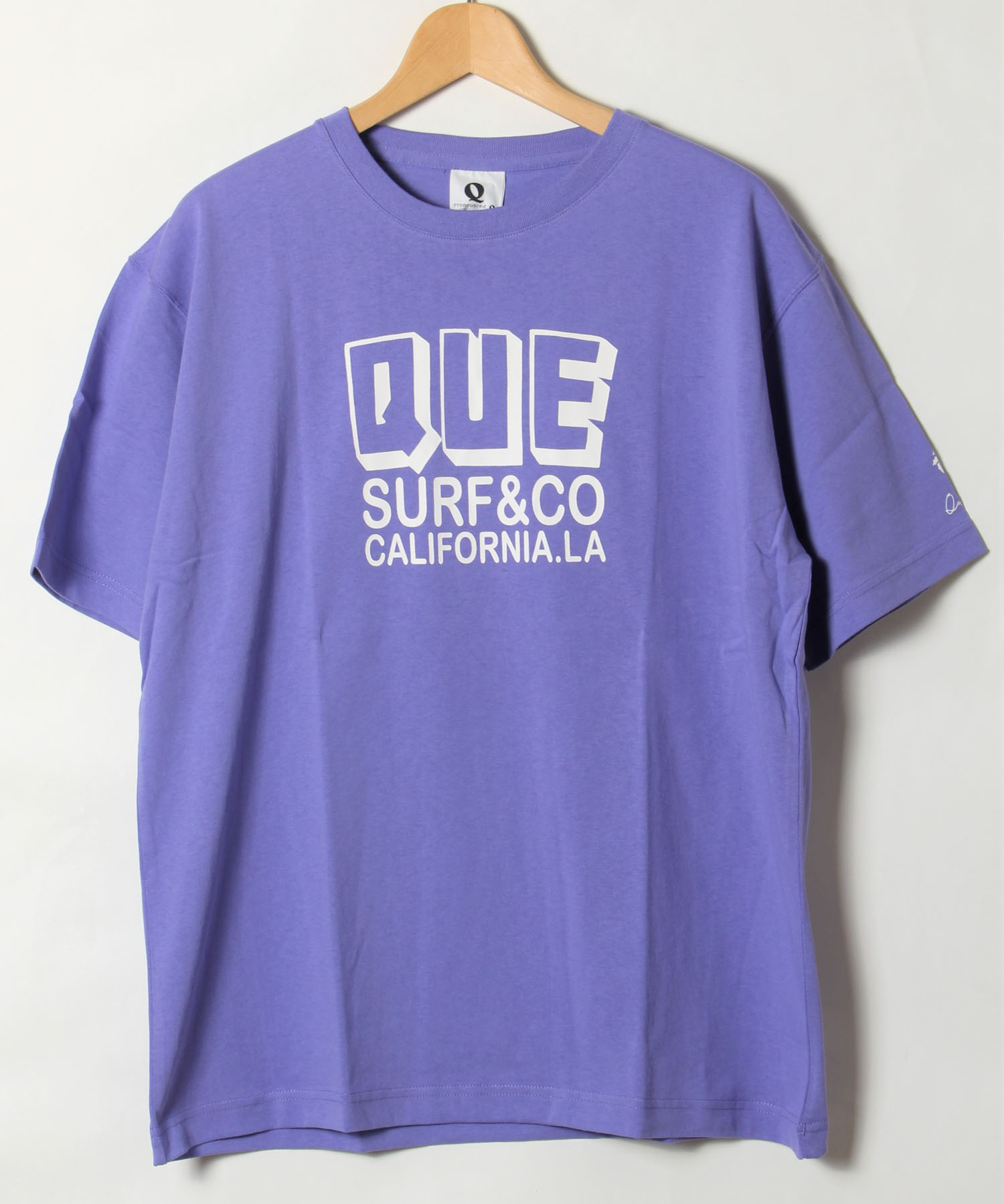 セール】【QUE / キュー】 USAコットン QUE ロゴ SURF/サーフTEE