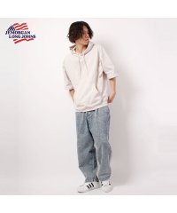 JEMORGAN/ジェーイーモーガン JEMORGAN 【JEMORGAN/ジェーイーモーガン】ヘビーウエイト袖ワッペン付きドロップショルダーTパーカー/フーディ/504696587