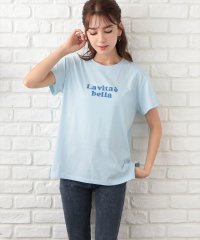 CHILLE/同系色プリントロゴTシャツ/504717014
